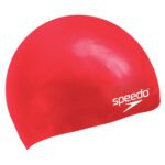 Шапочка для плавання Speedo Plain Molded Silicone Cap Junior - Red