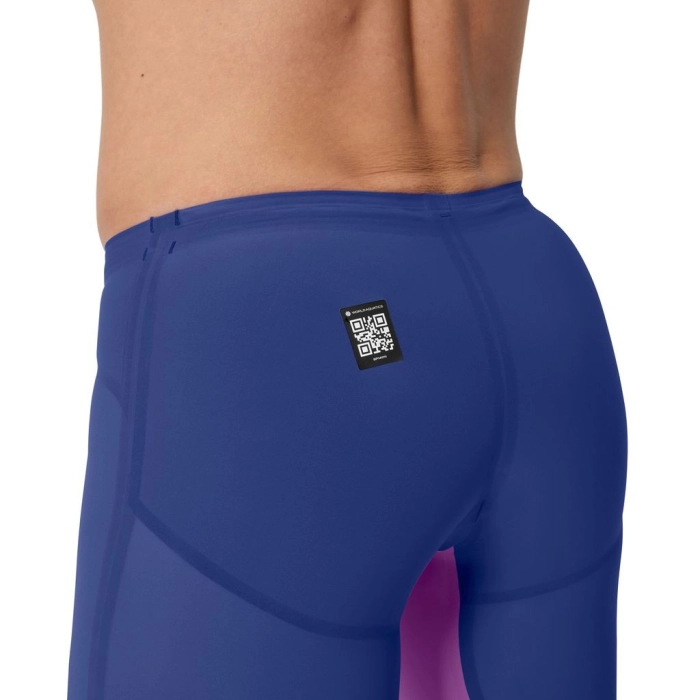 Стартові гідрошорти Speedo Fastskin LZR Pure Valor 2.0 Jammer - Navy Jelly (Розмір: 22) - Зображення 6