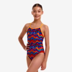 Funkita Girls Diamond Back One Piece - Plastic Fantastic