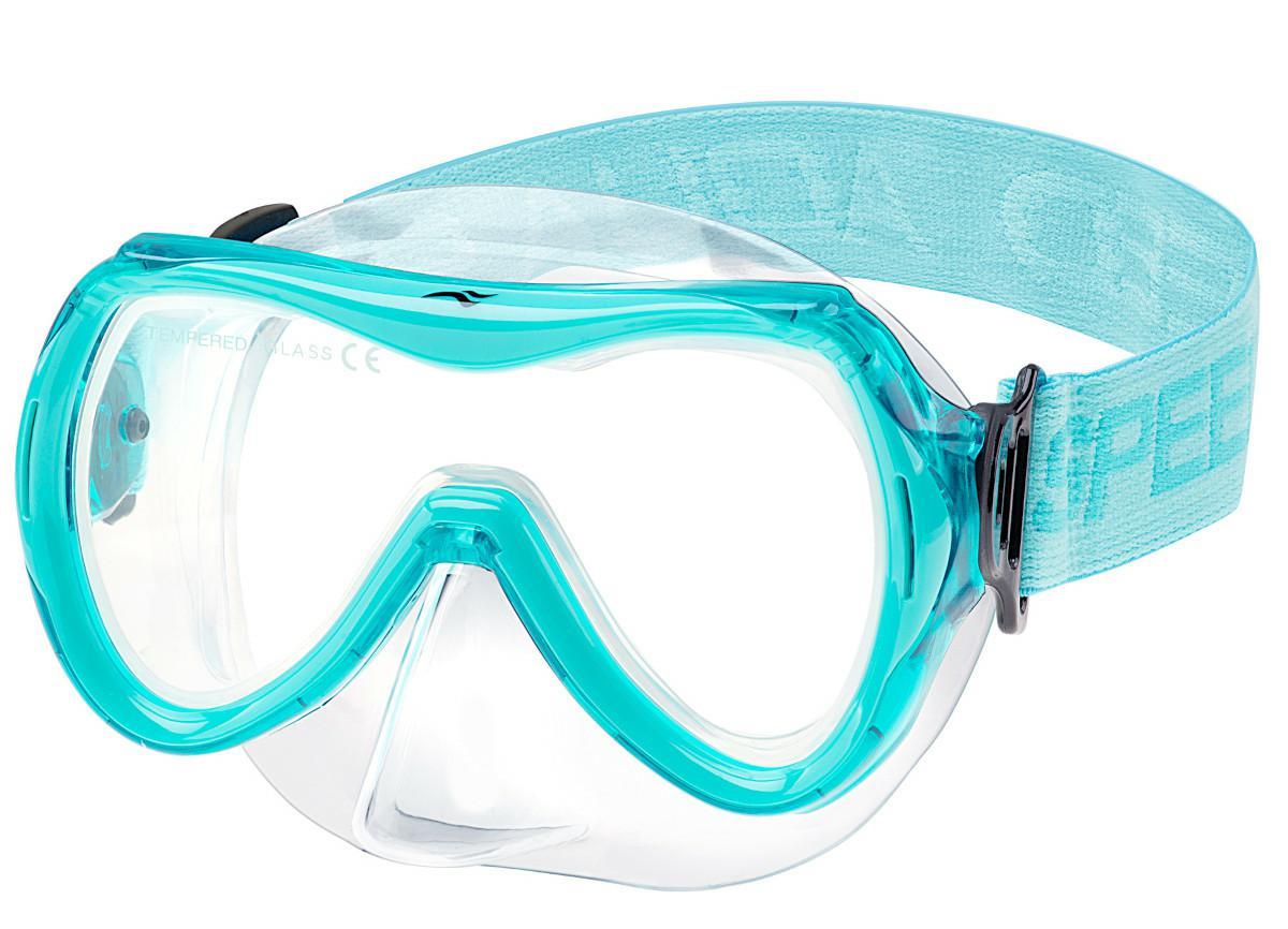 Набір для снорклінгу Aqua Speed ALIZE FS + SAMOS - Turquoise (маска + трубка) - Зображення 4