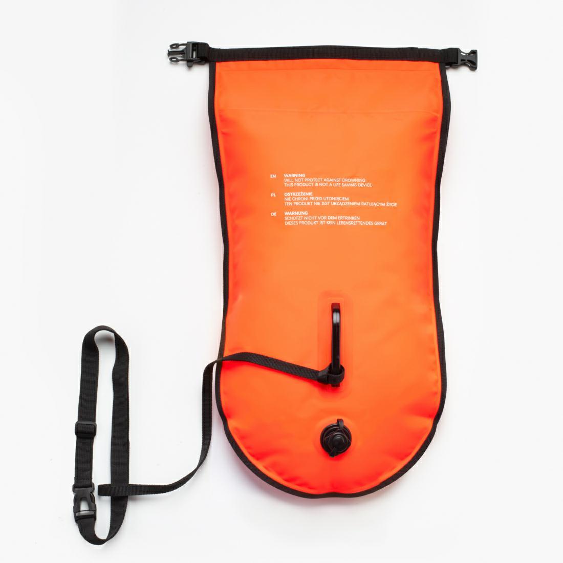 Буй для плавання Aqua Speed Open Water Swim Buoy + Pocket 17 л - Orange - Зображення 2