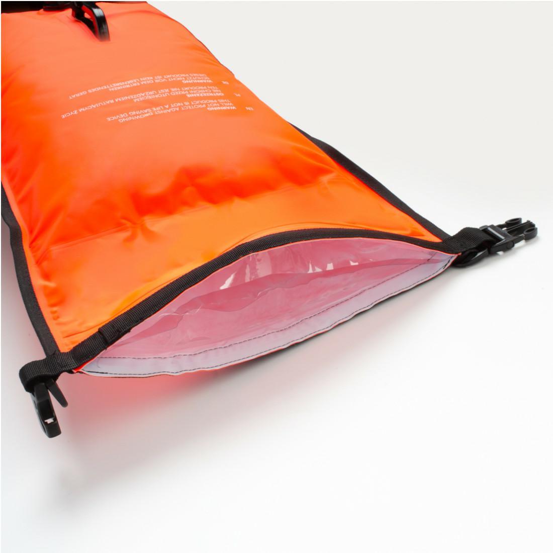 Буй для плавання Aqua Speed Open Water Swim Buoy + Pocket 17 л - Orange - Зображення 5