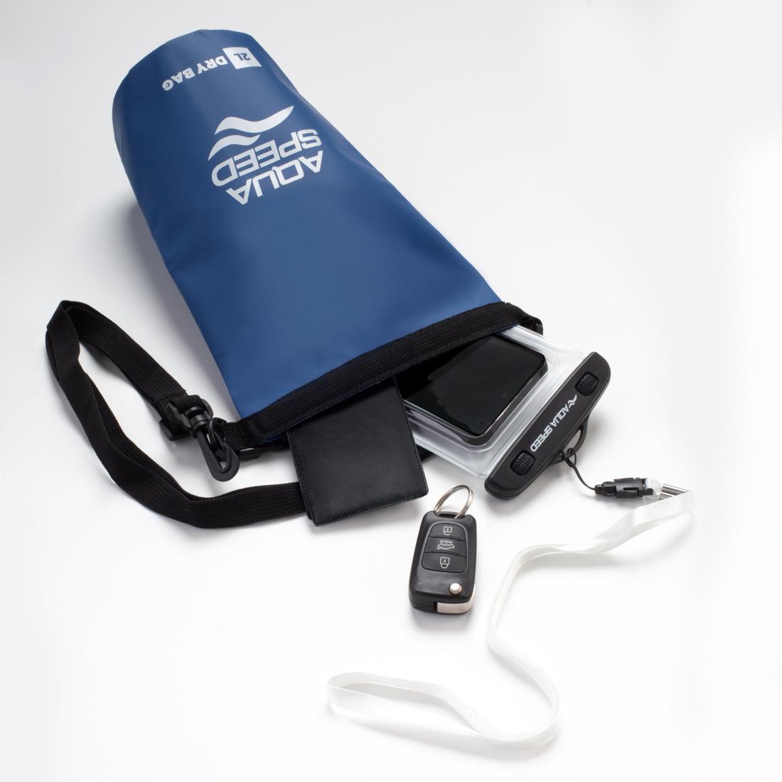 Гермомішок водонепроникний Aqua Speed Dry Bag 2L - Blue - Зображення 3