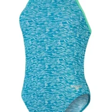 Купальник Speedo Womens Allover Lattice Back - Blue (Розмір: USA 28, 30)