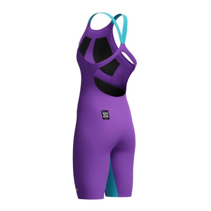 Cтартовий гідрокостюм Speedo Fastskin LZR Valor 2.0 Openback Kneeskin - Purple (Розмір: UK 23, 24) - Зображення 5