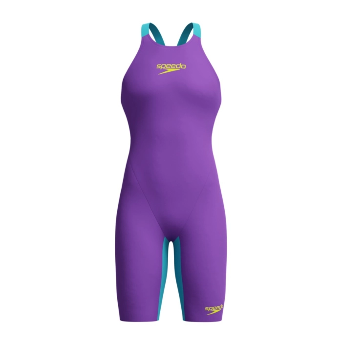 Cтартовий гідрокостюм Speedo Fastskin LZR Valor 2.0 Openback Kneeskin - Purple (Розмір: UK 23, 24) - Зображення 2
