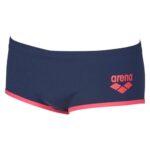 Плавки Arena One Biglogo Low Waist Short - Navy Flue Red (Розмір: USA 26, 28)