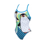 Купальник Arena Crazy Penguins X Criss Cross Back One Piece (Розмір: USA 26)