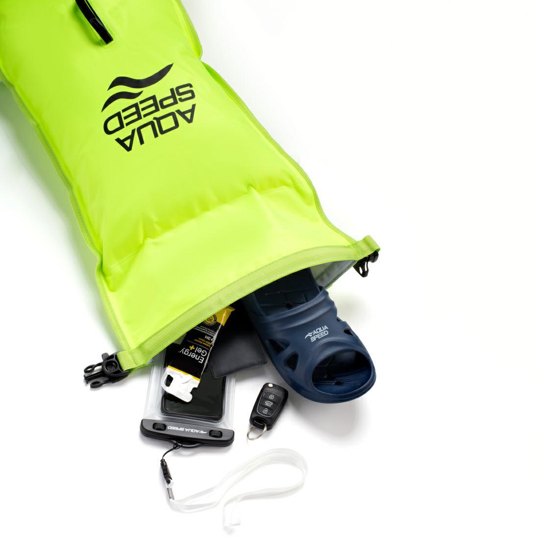 Буй для плавання Aqua Speed Open Water Swim Buoy 37×72 см - Green - Зображення 3
