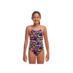 Купальник Funkita Girl's Twisted One Piece - Spike Me (Розмір: 14)