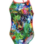 Купальник Speedo Lucid Jungle Allover V Back - Jungle (Розмір: USA 28, 30)