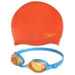 Набір для бассейну шапочка та окуляри Speedo Jet V2 Swim Set Junior - Orange