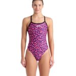 Купальник Arena Women's Swimsuit Challenge - Fuchsia Multi Black (Розмір: USA 26, 28, 30)