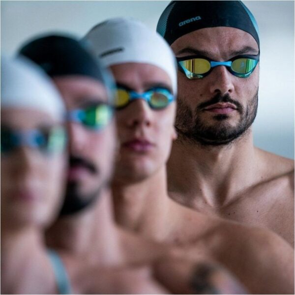 Окуляри для плавання ARENA COBRA ULTRA SWIPE MIRROR DIAMOND LIMITED COLLECTION AQUA BLACK - Зображення 9