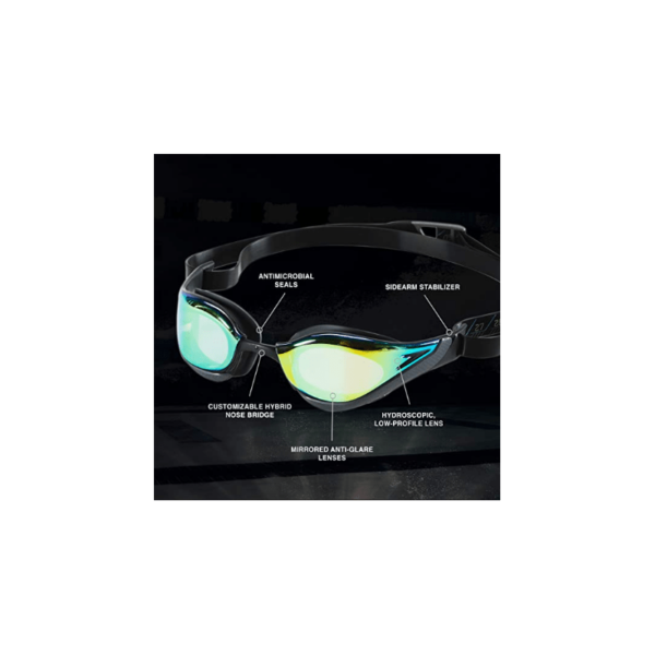 Окуляри Speedo Fastskin Pure Focus Mirror BLK / RED - Зображення 7