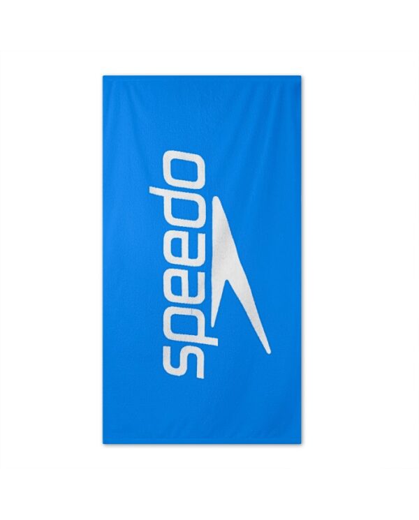 Бавовняний рушник для басейну і пляжу Speedo Logo Towel Blue - 75 x 145 cm