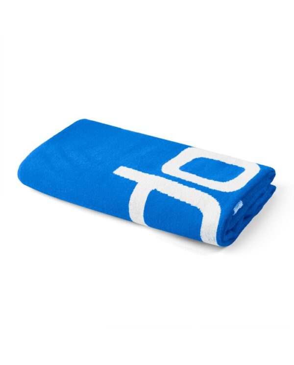 Бавовняний рушник для басейну і пляжу Speedo Logo Towel Blue - 75 x 145 cm - Зображення 3