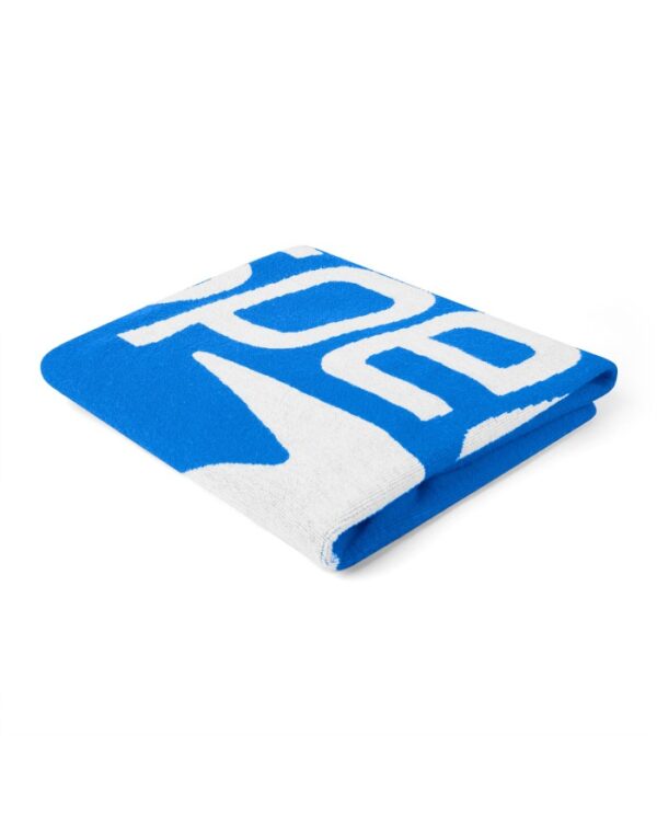 Бавовняний рушник для басейну і пляжу Speedo Logo Towel Blue - 75 x 145 cm - Зображення 2