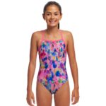 Купальник Funkita Girl's Tie Me Tight One Piece - Smudgie Buddy (Розмір: 8, 10, 12, 14)