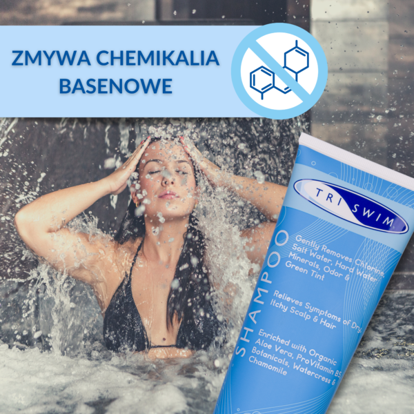 TRISWIM Шампунь для плавців | Видаляє хлор і зелені залишки волосся (250 мл) Lime mango - Зображення 3