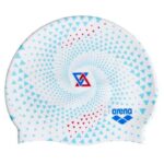 Шапочка для плавання Arena Print 2 - Fireflow White