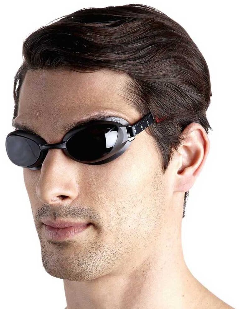 Коригувальні окуляри Speedo Aquapure Optical – Grey Red Smoke (Корекція: -1.5, -2, -3,5. -4.5, -5, -5.5, -6, -7, -8) - Зображення 2