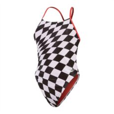 Купальник Speedo Allover - Black White (Розмір: USA 30, 32, 34)