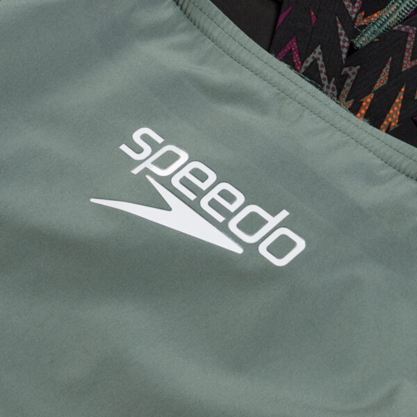 Cтартовий купальник Speedo Fastskin LZR Ignite Openback Kneeskin - Country Green / Black / Nectarine Розмір 20, 22, 24, - Зображення 3