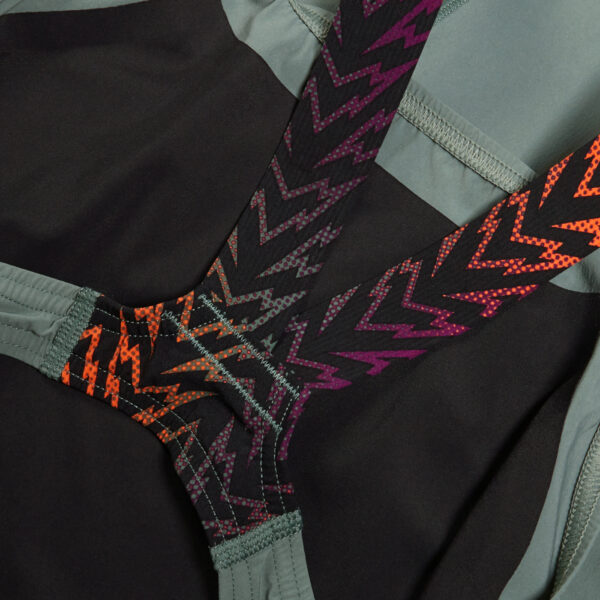 Cтартовий купальник Speedo Fastskin LZR Ignite Openback Kneeskin - Country Green / Black / Nectarine Розмір 20, 22, 24, - Зображення 4