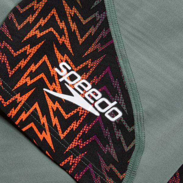 Cтартовий купальник Speedo Fastskin LZR Ignite Openback Kneeskin - Country Green / Black / Nectarine Розмір 20, 22, 24, - Зображення 5