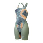 Стартовий гідрокостюм Speedo LZR VALOR 2.0 OPBK KSKN AF - GREEN/ORANGE (Розмір:  24, 25)