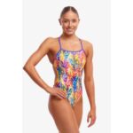 Купальник Funkita Ladies Twisted One Piece - Strike A Posy (Розмір: 8, 10, 12)