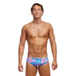 Плавки Funky Trunks Mens Classic Brief - Bundjalung Blue (Розмір: USA 32, 34)