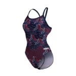 Купальник Arena Kikko Pro Challenge Back - Navy Team Red White Blue (Розмір USA 28, 30, 32)