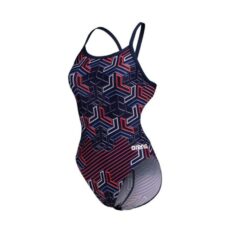 Купальник Arena Kikko Pro Challenge Back - Navy Team Red White Blue (Розмір: USA 32, 34, 36)