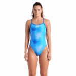 Купальник Arena Swimsuit Chsllenge Back Al - Blue Multi-Royal (Розмір: USA 26, 30, 38)
