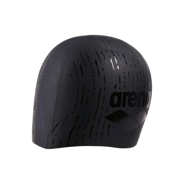 Силіконова шапочка для плавання Arena SHINE CAP BLACK-BLUE - Зображення 4