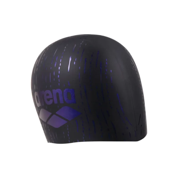 Силіконова шапочка для плавання Arena SHINE CAP BLACK-BLUE - Зображення 3