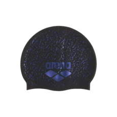 Силіконова шапочка для плавання Arena SHINE CAP BLACK-PLUM