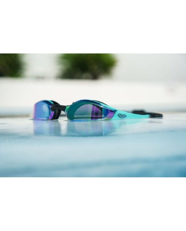 Окуляри для плавання Arena Cobra Edge Swipe Mirror Emerald Peacock Black - Зображення 7