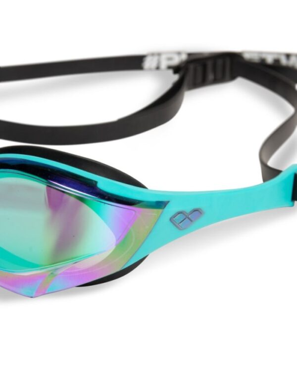 Окуляри для плавання Arena Cobra Edge Swipe Mirror Emerald Peacock Black - Зображення 5