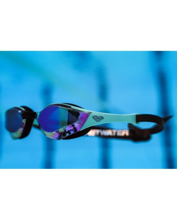 Окуляри для плавання Arena Cobra Edge Swipe Mirror Emerald Peacock Black - Зображення 4