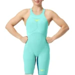 Cтартовий гідрокостюм Speedo Fastskin LZR Pure Valor 2.0 Openback Kneeskin - Light Blue (Розмір: 24)