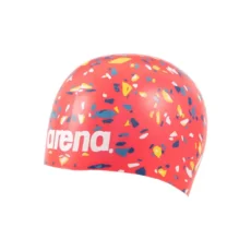 Шапочка для плавання Arena Poolish Moulded CONFETTI RED