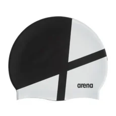 Шапочка силіконова Arena Icons Team Stripe cAP Diamond-White-Black