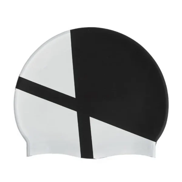Шапочка силіконова Arena Icons Team Stripe cAP Diamond-White-Black - Зображення 2