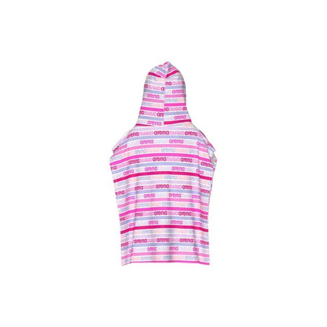 Пончо Arena Kids Terry Poncho - Shocking Pink Multi (Розмір: S, M) - Зображення 2