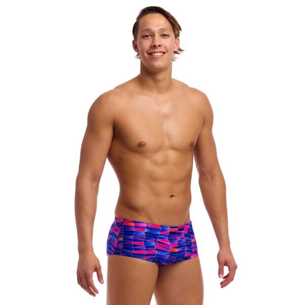 Funky Trunks Men's Classic Trunks - Warped Waves (Розмір 30, 32, 34, 36, 38 ) - Зображення 3