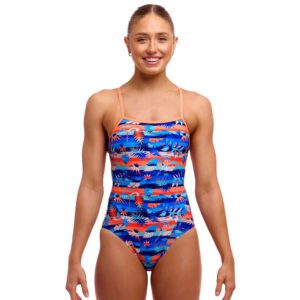 Купальник Funkita Ladies Single Strap One Piece - Forever Fossil (Розмір: 10, 12, 14)
