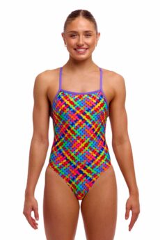 Купальник Funkita Ladies Tie Me Tight One Piece - Bread Basket  (Розмір: 10, 12, 14 ) Безкоштовна доставка